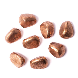 Koperen Trommelstenen | Energie versterking | set van 4 - DEVA LOVES