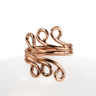 Copper Ring | Curly - M