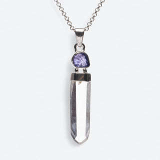 Lemurisch Kristal & Tanzaniet hanger | Spirituele Verbinding