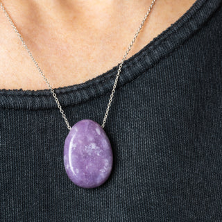 Lepidoliet | Ketting | Innerlijke Stabiliteit - DEVA LOVES