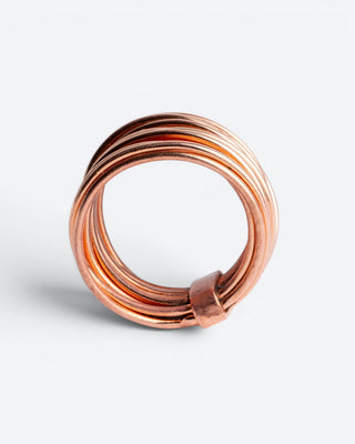 Luxe koperen stack ring