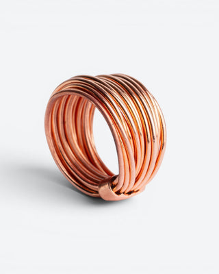 Luxe koperen stack ring