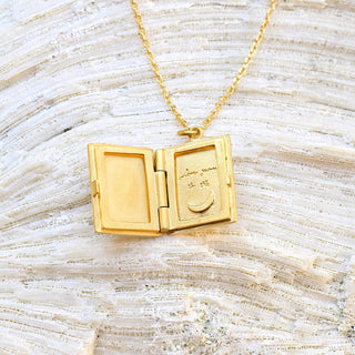 Maan Medaillon ketting | Goud - DEVA LOVES