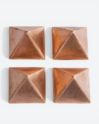 Massieve Koperen Piramide - Balans, Focus & Ruimteharmonie