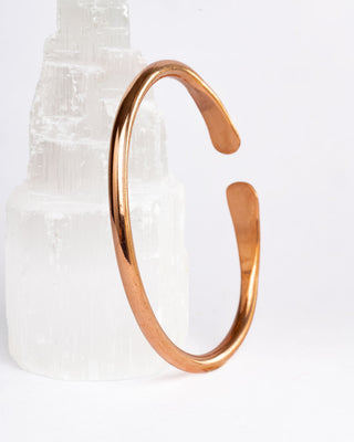 Minimalistische Koperen Armband voor Heren - Groot Model | Maat L