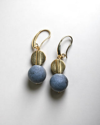 Oorbellen | Zwarte Agaat - DEVA LOVES