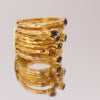 Gouden Chakra Ring met Edelstenen