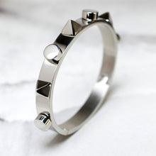  Sahira Jewelry Design Armband Punk Bangle - Zilver