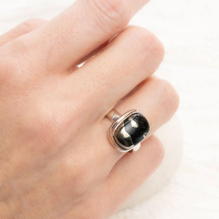 Healers Gold (pyrite in magnetite) - ring
