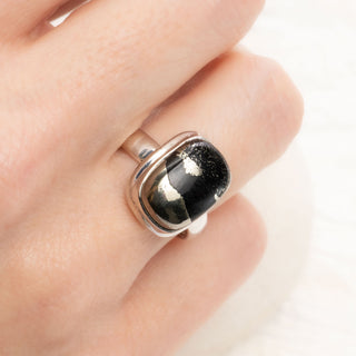 Healers Gold (pyrite in magnetite) - ring