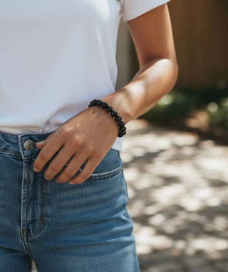 Quasar Gems USA - Shungite Bracelet 8mm Beads