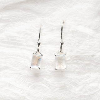 Earrings - Rainbow Moonstone - DEVA LOVES