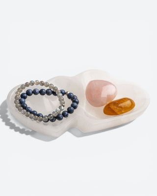 Seleniet dubbel hart - Oplaadschaal