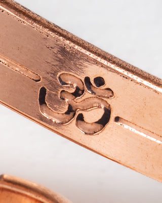 Set Koperen Magneet Armband en Ring | OM - maat M