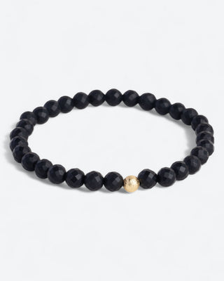 Shungiet armband - facet, 6mm | Bescherming