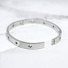 Sahira Jewelry Design Armband Bangle Zilver - Sterren