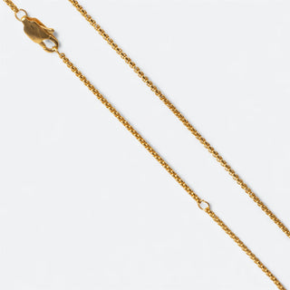 vergulde basis ketting van 50cm