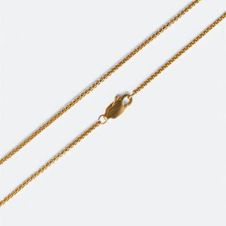 vergulde basis ketting van 50cm