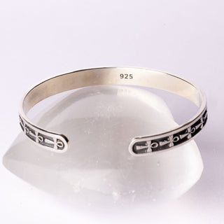 Zilveren Armband met Ankh Symbool | Eeuwige Verbinding en Levenskracht | maat M - DEVA LOVES